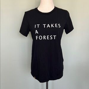 Tentree Black Graphic Tee